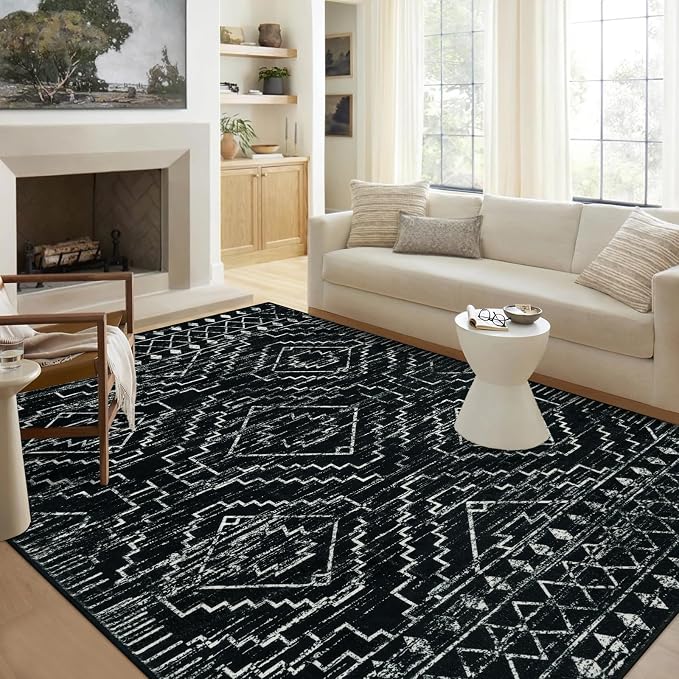 Wonnitar Moroccan 9x12 Area Rug by Wonnitar