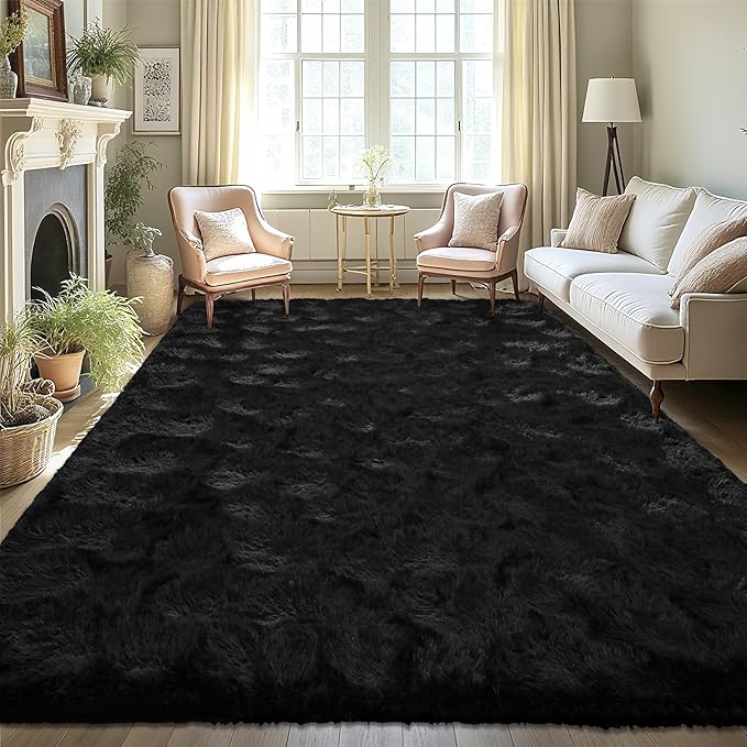 LOCHAS Ultra Soft Indoor Modern Area Rugs Fluffy Living Room Carpets - Image 7