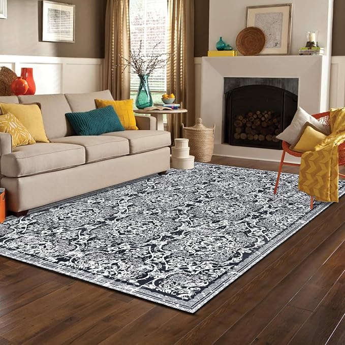 Vaukki Hallway Runner Rug, Vintage Shaggy Soft Laundry Rug Runner, Non Slip - Image 6