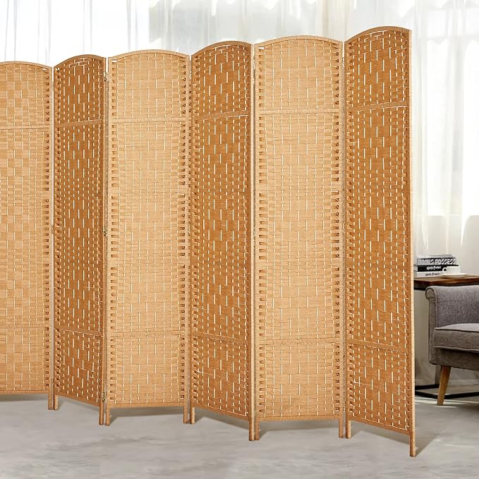 Rose Home Fashion 6 ft Tall Room Divider, Room Dividers and Folding Privacy - Image 4