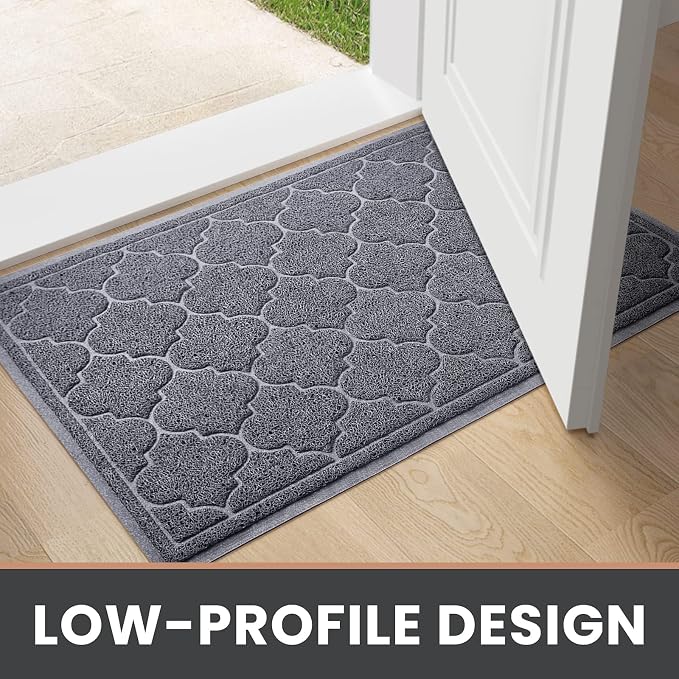 LuxStep Door Mat Large 24x36 Inch Indoor Outdoor Doormat, Non-Slip Low-Profile - Image 5