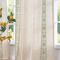 jinchan Weslie Boho Lined Linen Curtains by JINCHAN