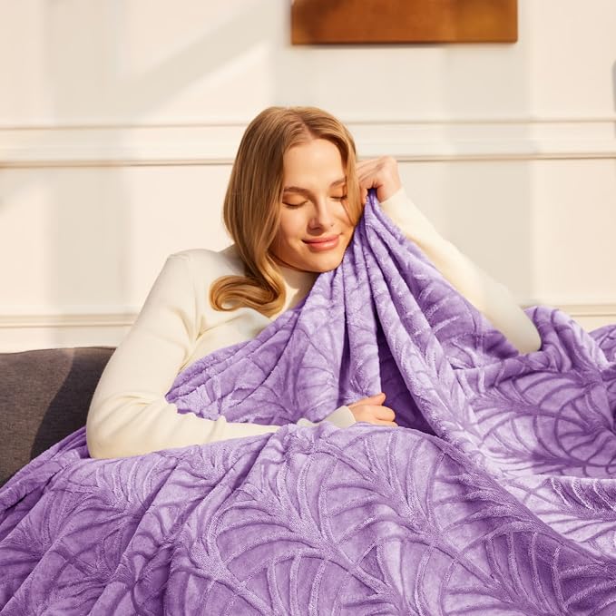 Whale Flotilla Flannel Fleece Twin Size Blanket - Image 2