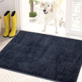PURRUGS Dirt Trapping Door Mat 20" x 31.5", Non-Slip Machine Washable Entryway by PURRUGS