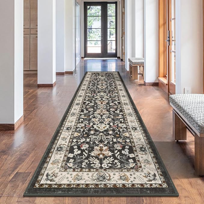 LOKHOM Washable Runner Rug, 2x8 Non Slip Vintage Hallway Runner Rug - Image 8