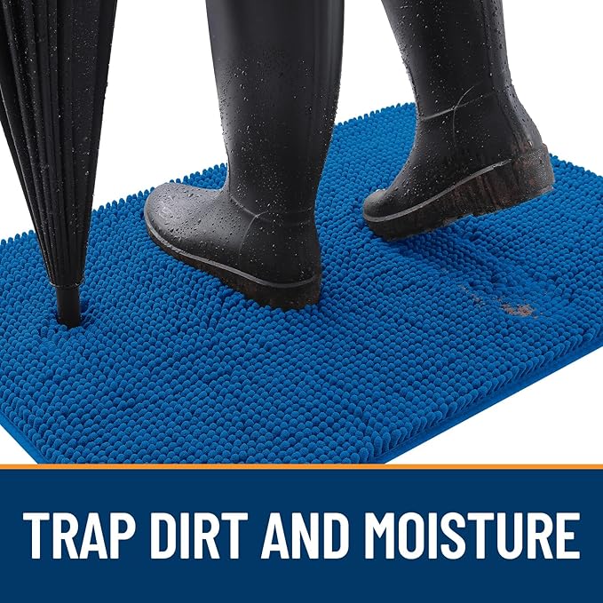 OLANLY Dog Door Mat for Muddy Paws 24x16, Absorbs Moisture and Dirt, Absorbent - Image 2