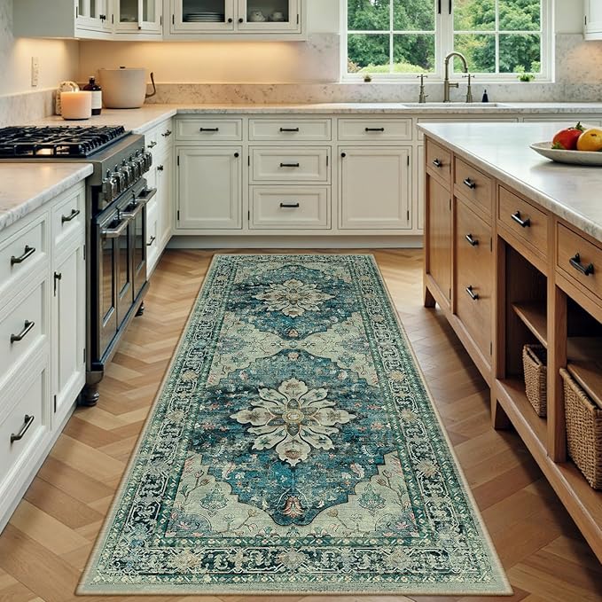 Area Rugs 3'x6' Runner Rug Non Slip Washable by RELEANY
