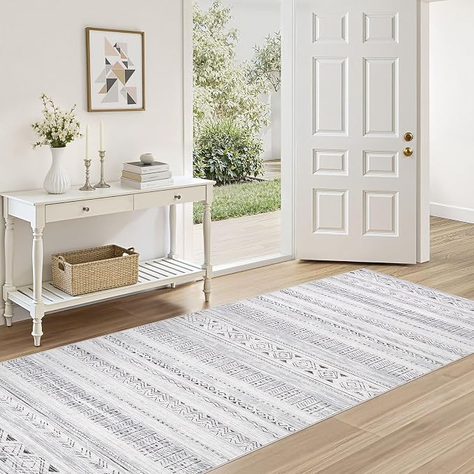cotiled Washable 3x8 Runner Rugs: Washable Boho Rugs by COTILED