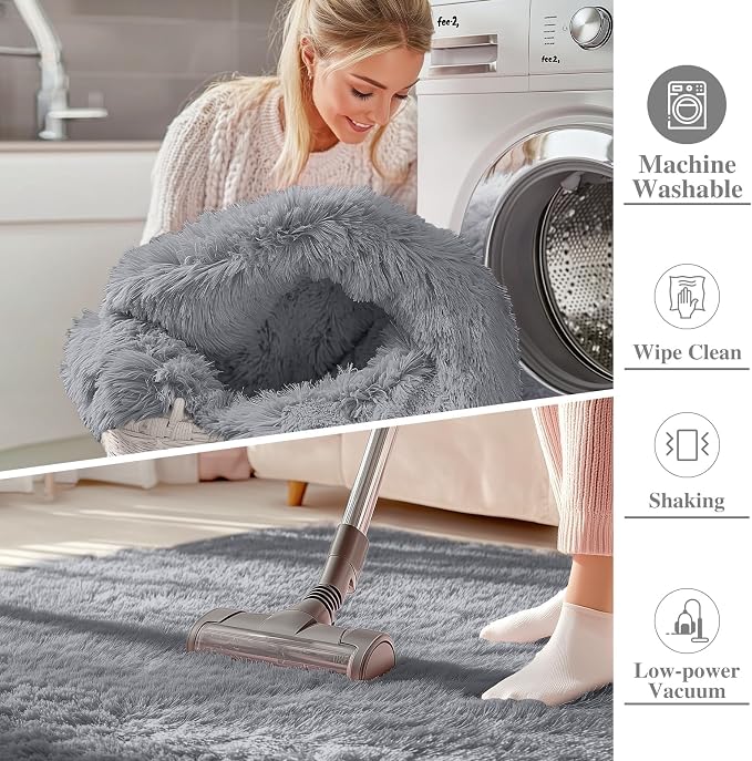 OLANLY 7x12 Machine Washable Large Area Rugs - Image 2