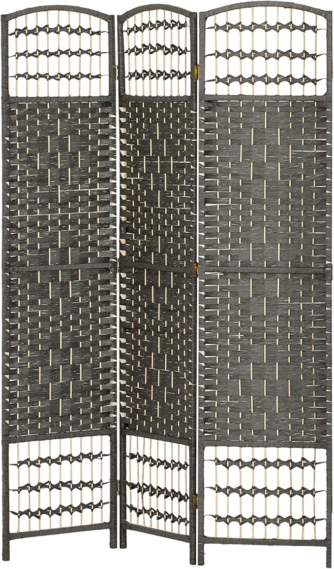 HOMCOM 3 Panel Room Divider, Folding Privacy Screen, 5.6' Room Separator by HOMCOM