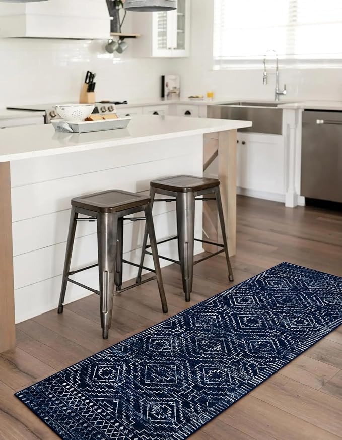 Wonnitar Moroccan Kitchen Runner Rugs, Non-Skid Washable Runner Rug 2x6 - Image 6