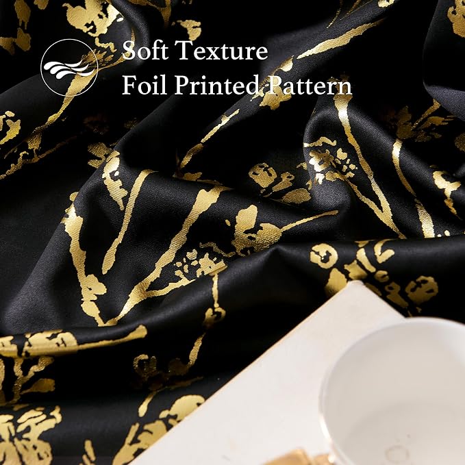 NICETOWN Blackout Floral Kitchen Valances - Image 8
