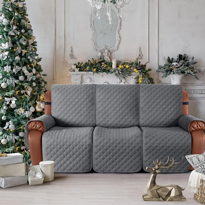 Ruaozz Waterproof Recliner Couch Covers, Sofa Slipcovers Washable 1-Piece - Image 8