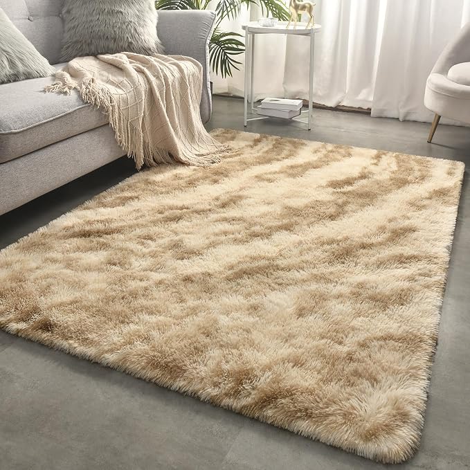 Merelax Area Rugs for Living Room Bedroom, Machine Washable 4x6 Feet Soft - Image 3
