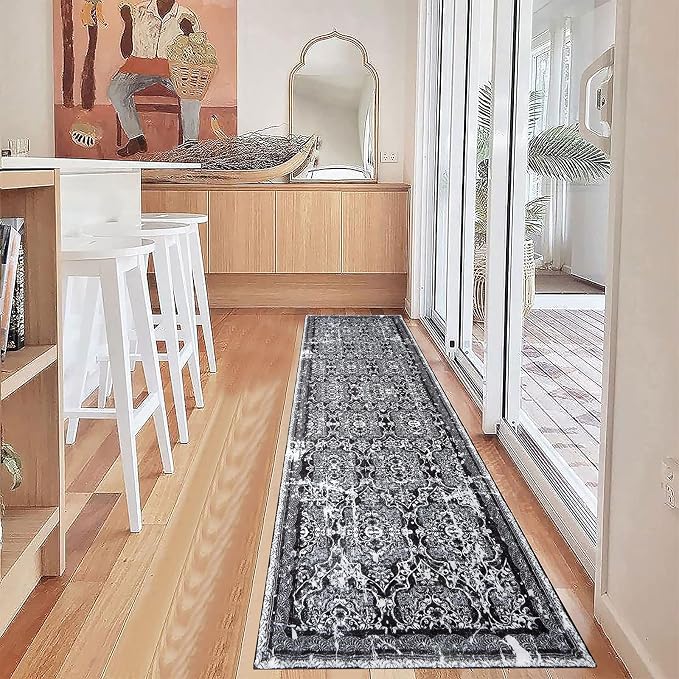 Vaukki Hallway Runner Rug, Vintage Shaggy Soft Laundry Rug Runner, Non Slip - Image 6