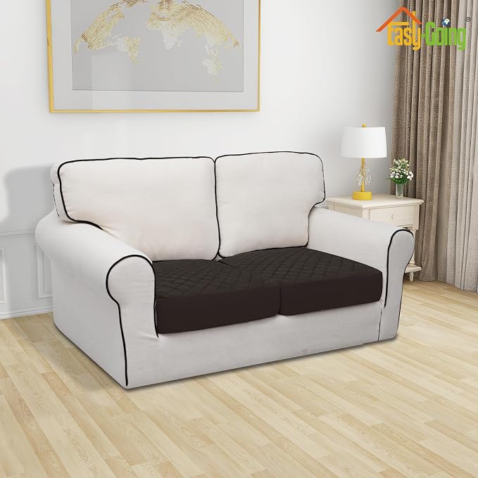 Easy-Going Waterproof Couch Cushion Covers, Non-Slip Leakproof Sofa Seat - Image 2
