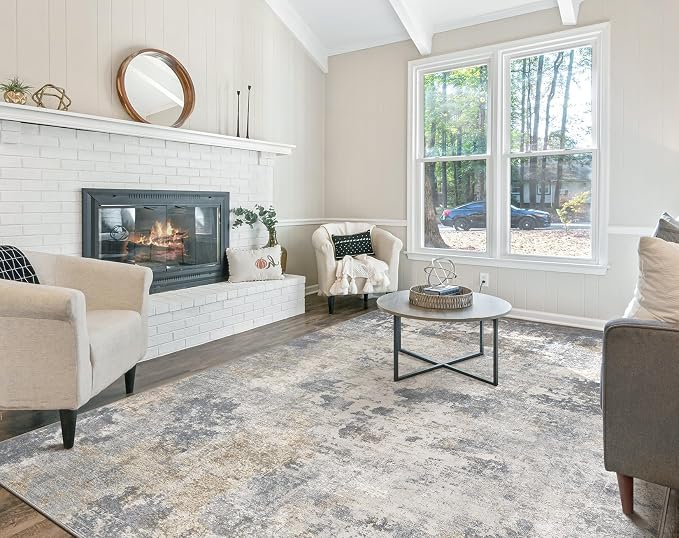 UERMEI 8x10 Area Rug Living Room Rugs - Image 3