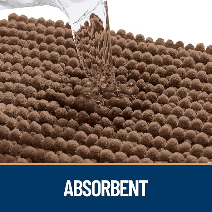 OLANLY Dog Door Mat for Muddy Paws 59x35, Ultra Absorbent Chenille Mud Doormat - Image 4