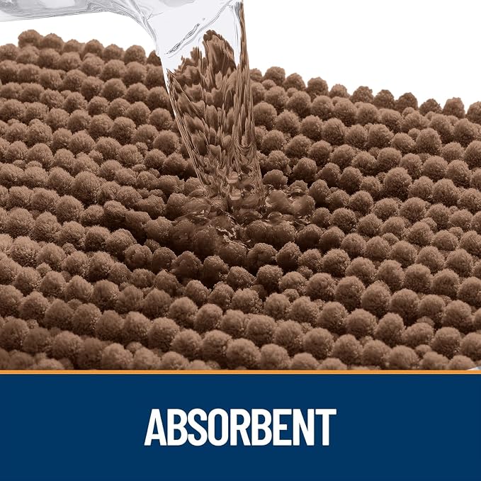 OLANLY Dog Door Mat for Muddy Paws 70x24, Ultra Absorbent Chenille Mud Doormat - Image 4