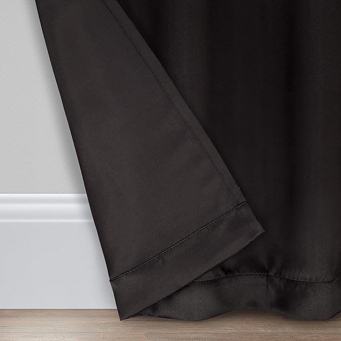 ECLIPSE Blackout Curtains for Bedroom-Darrell 37" x 63" Insulated Darkening - Image 4