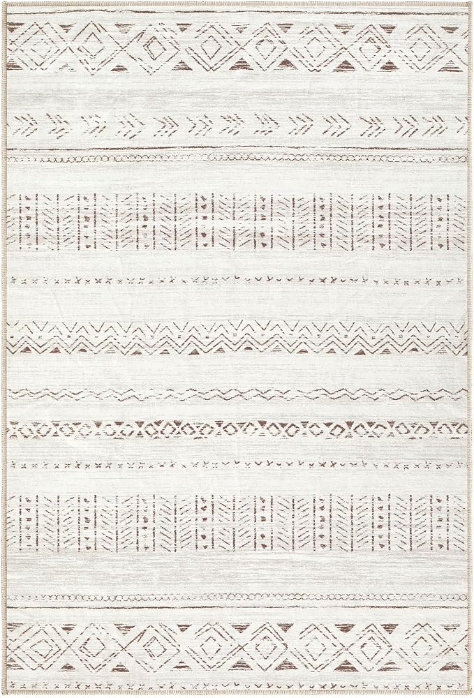 cotiled Washable 2x3 Entryway Rug: Washable Boho Rugs - Image 6