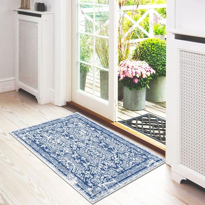 Vaukki Hallway Runner Rug, Vintage Shaggy Soft Laundry Rug Runner, Non Slip - Image 6