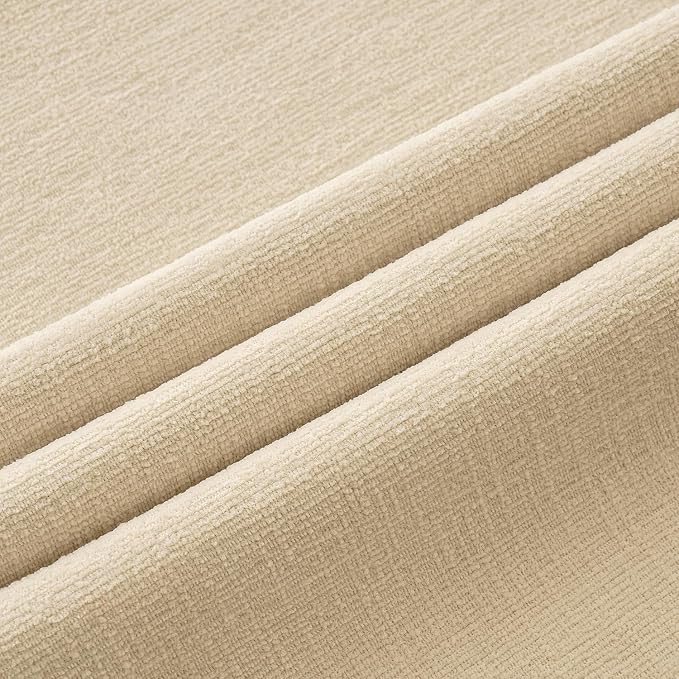 MIULEE Beige Couch Pillow Covers 22x22 Inch - Image 2
