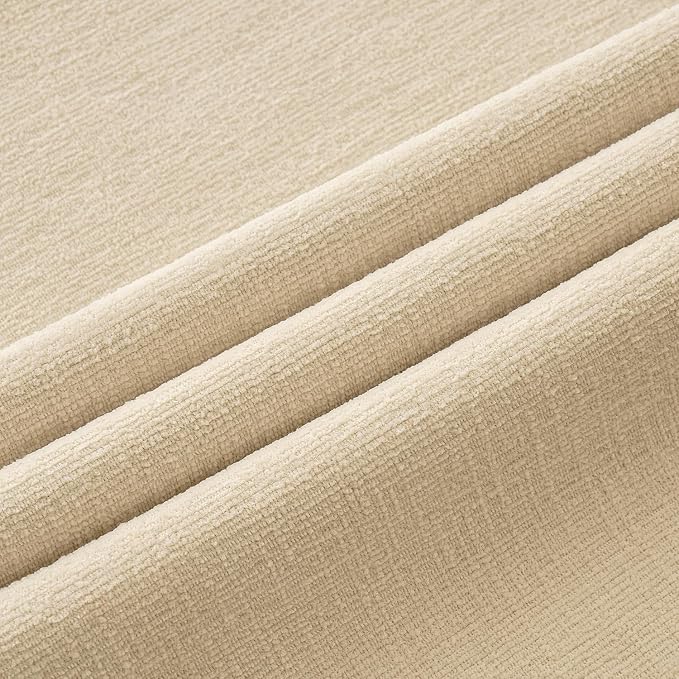 MIULEE Beige Couch Pillow Covers 18x18 Inch - Image 2