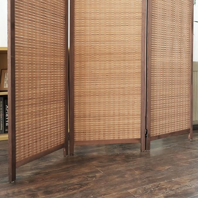 Furnnylane 3 Panel Bamboo Room Divider - Image 5
