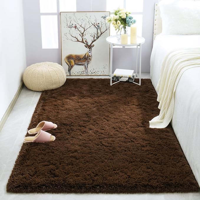 Merelax Soft Modern Indoor Large Shaggy Rug by Merelax