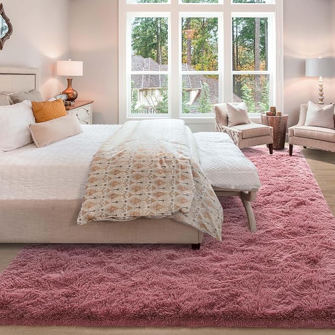 Merelax Soft Modern Indoor Large Shaggy Rug - Image 2