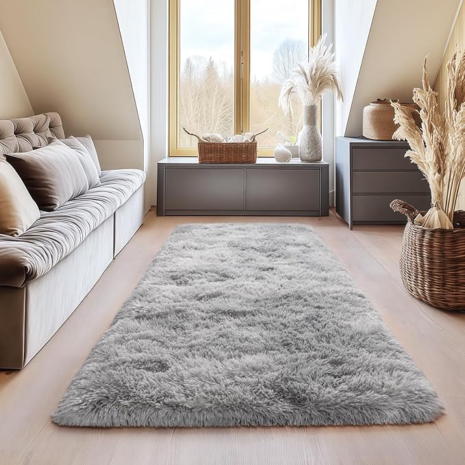 Ultra Soft Fluffy Rugs for Bedroom, Anti-Skid Indoor Carpet Nursery Rugs for - Image 3