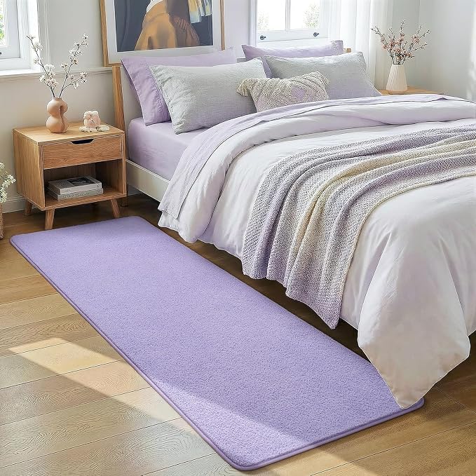 Soft Runner Rugs for Bedroom 2x6, Non Slip Runners for Hallway Kitchen Laundry by BBENRON