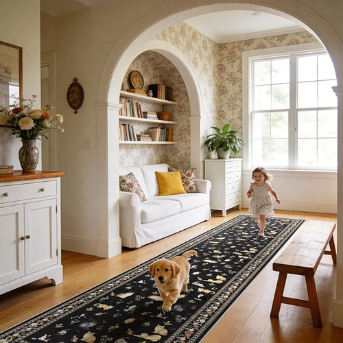 2x12 Washable Hallway Runner Rug by EISUROM