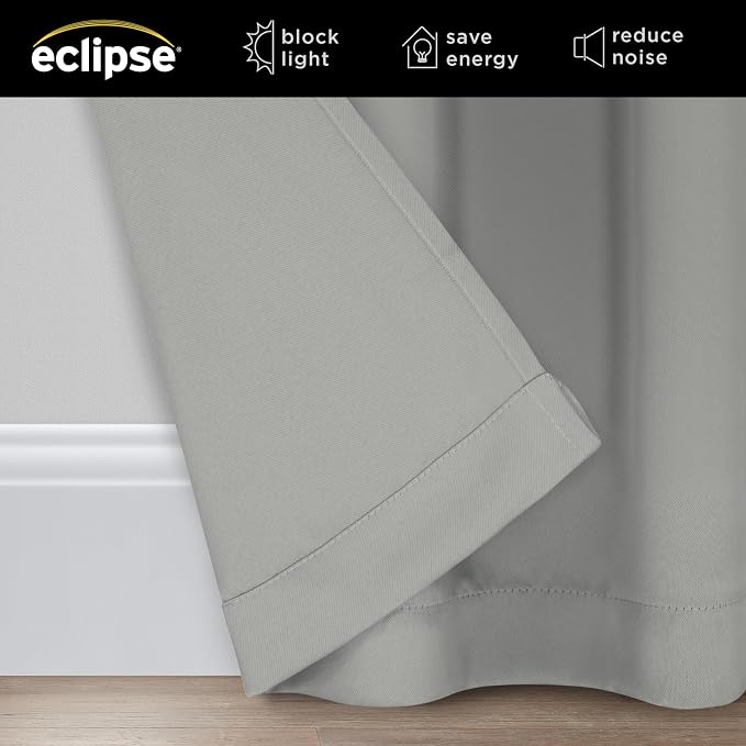 Eclipse Darrell Thermaweave Blackout Grommet Extra Wide 84" x 100" Sliding - Image 2