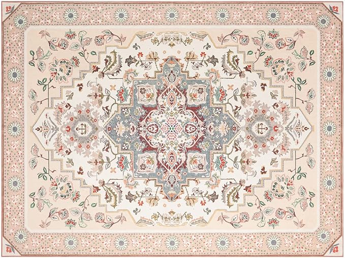 Phantoscope Washable Area Rug 9'x12' Non-Slip, Vintage Boho Rugs - Image 3