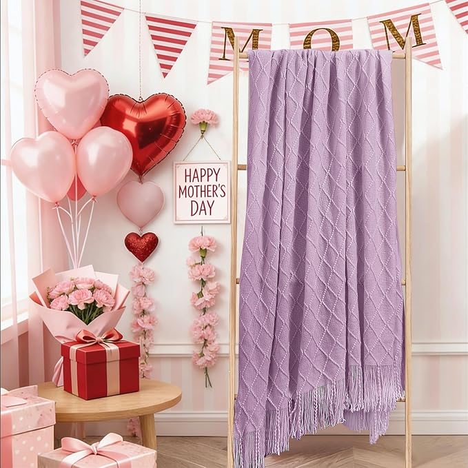inhand Knitted Throw Blanket for Couch and Bed, Soft Living Room Home Decor - Image 8