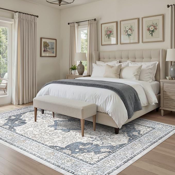 cotiled 9x12 Area Rugs Large Washable Rugs - Image 4