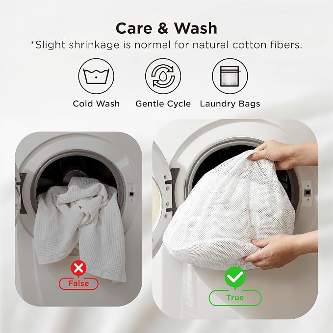 Bedsure Gentlesoft 100% Cotton Blanket Full Size - Image 6