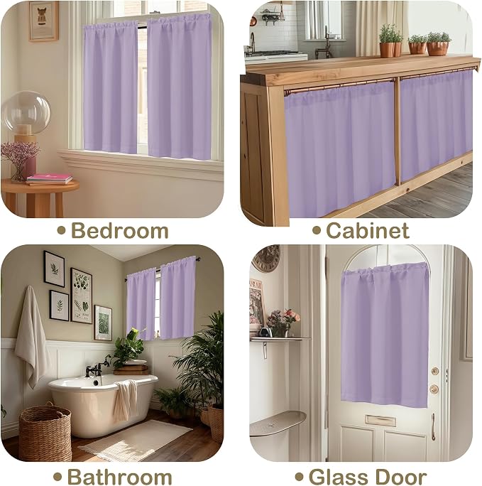 OVZME Lavender Blackout Curtains - Image 5