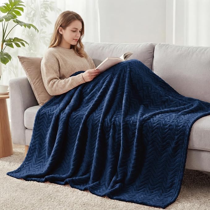 Exclusivo Mezcla Queen Blanket for Bed, Cozy Lightweight Fleece Blankets for - Image 6