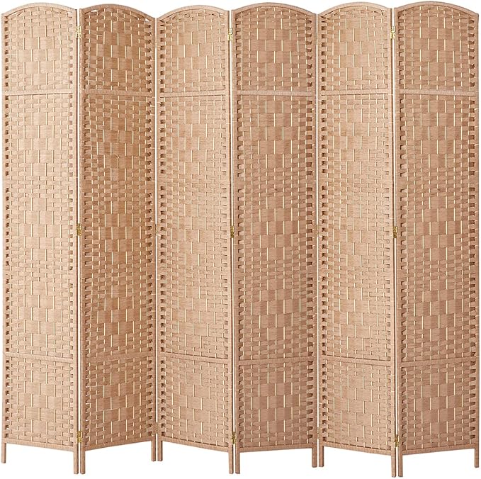 Rose Home Fashion Room Divider, 6 ft Tall Room Dividers and Folding Privacy - Image 6