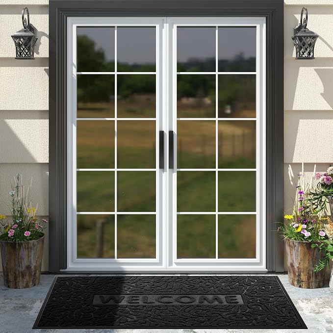 Yimobra Large Welcome Mat 60x36, Waterproof Non-Slip Outdoor Mats - Image 3