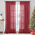 BGment 96 Inches Long Linen Curtains by BGment