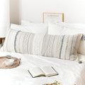 BlissBlush 20X54 Oversized Large Lumbar Pillow Cover by BlissBlush