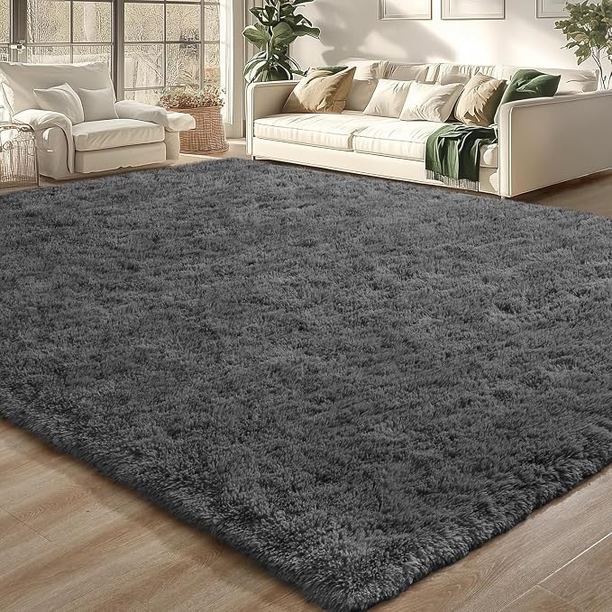 Merelax Soft Modern Indoor Large Shaggy Rug by Merelax