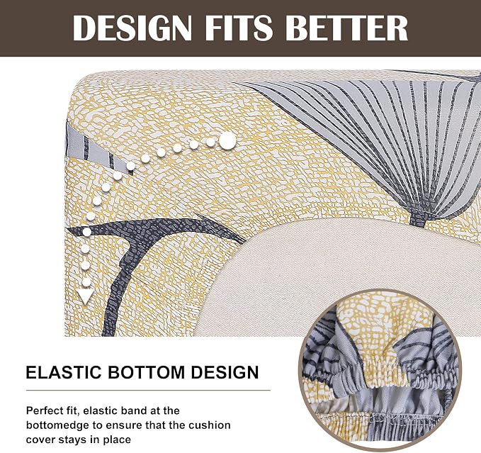 SearchI Stretch Printed Sofa Couch Cushion Covers Replacement Chair Cushion - Image 6
