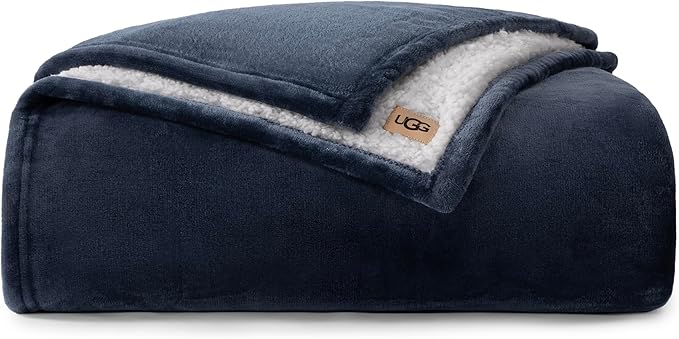 UGG Nita Twin Blanket, Luxury Soft Twin XL Warm Blanket by UGG