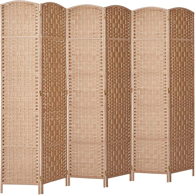 Rose Home Fashion Room Divider, 6 ft Tall Room Dividers and Folding Privacy - Image 8