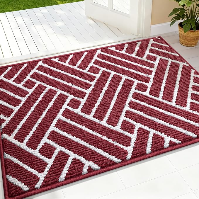 OLANLY Indoor Door Mat, 36x24 Inch, Dirt Resistant and Absorbent, Non-Slip by OLANLY